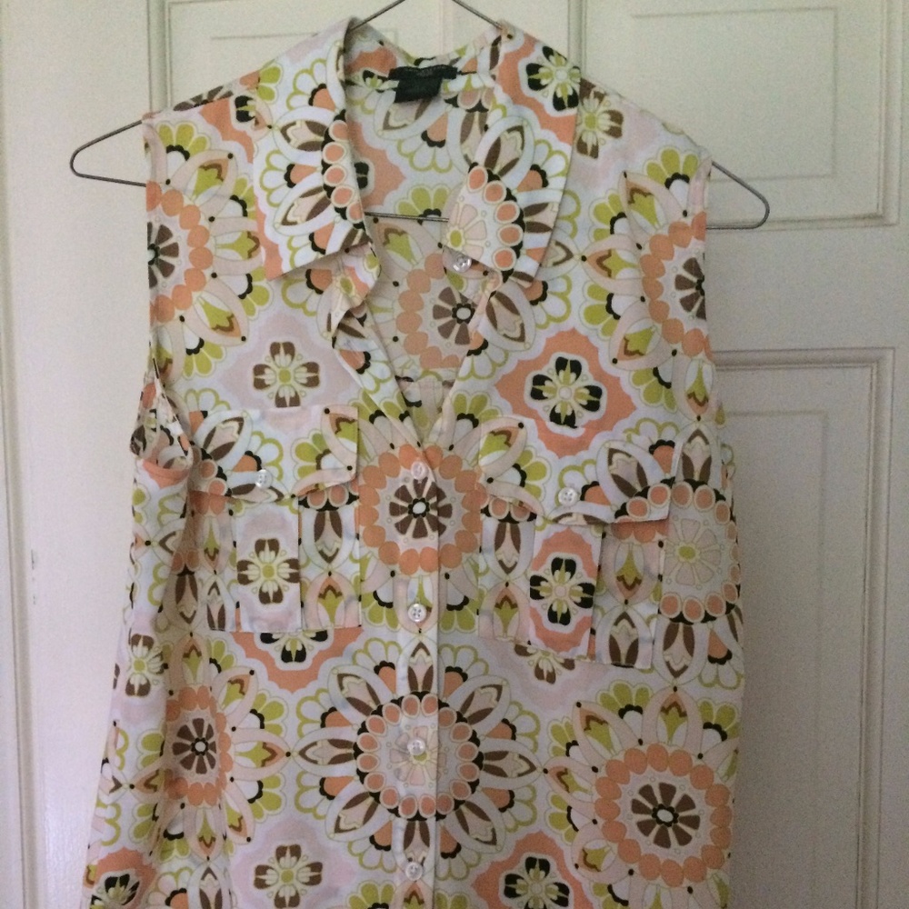 Women's Ann Taylor Sleeveless Blouse - SZS